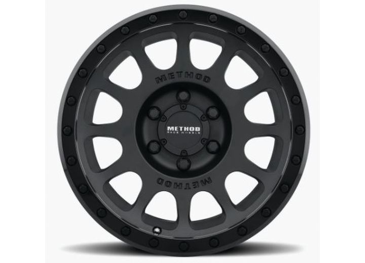 MR305 NV 18X9 +18MM OS 8X6.5 130.81MM CB MATTE BLACK GLOSS BLACK LIP                                 